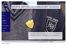 Tablet Screenshot of heathhouseprepschool.com